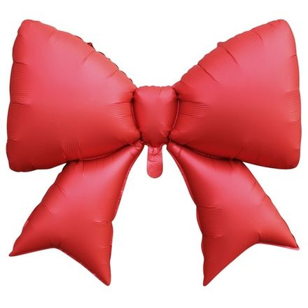 Фигура "Красный бантик" сатин