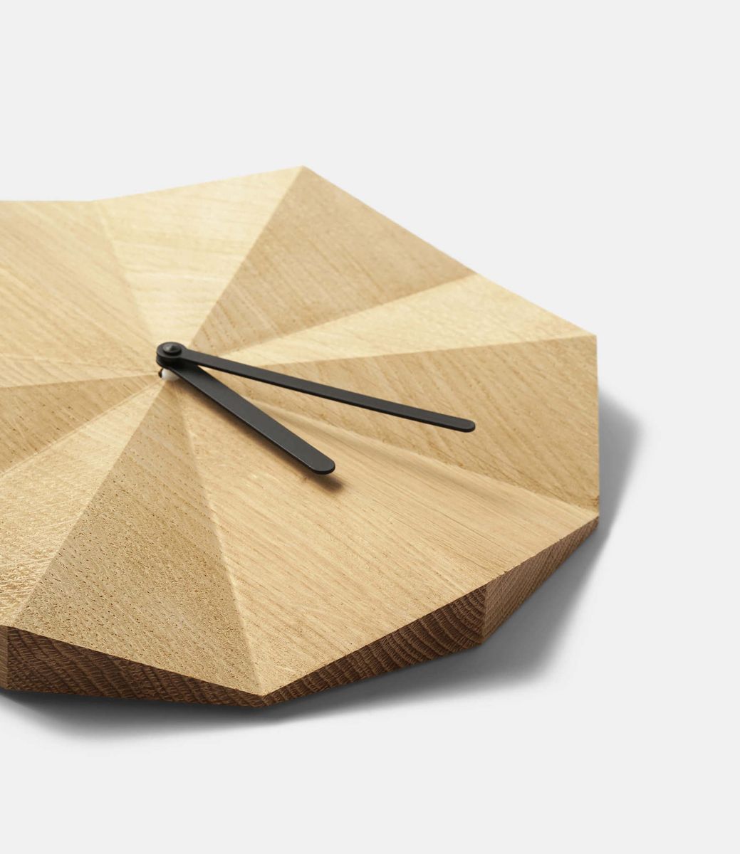 Lawa Design Delta Clock Oak — настенные часы