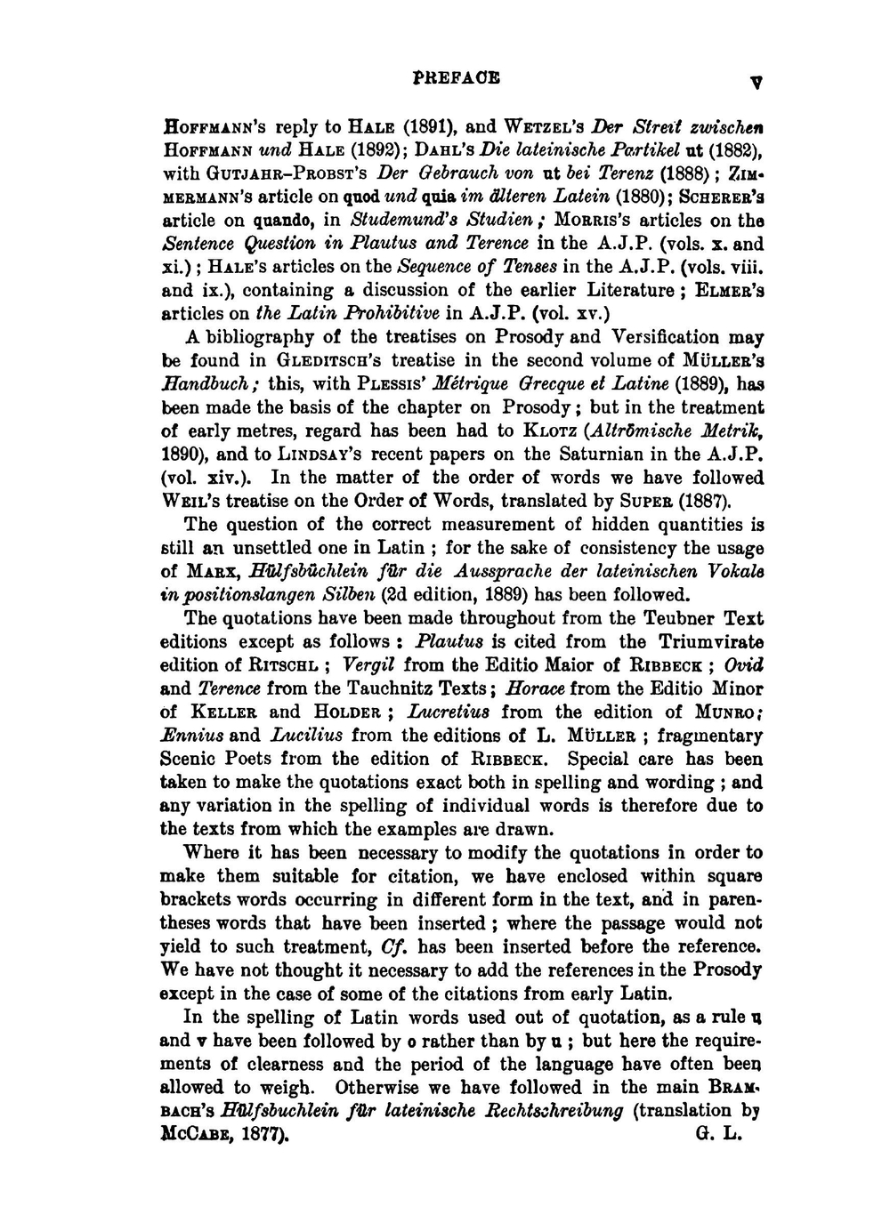 Gildersleeve's Latin Grammar | Gildersleeve Basil Lanneau