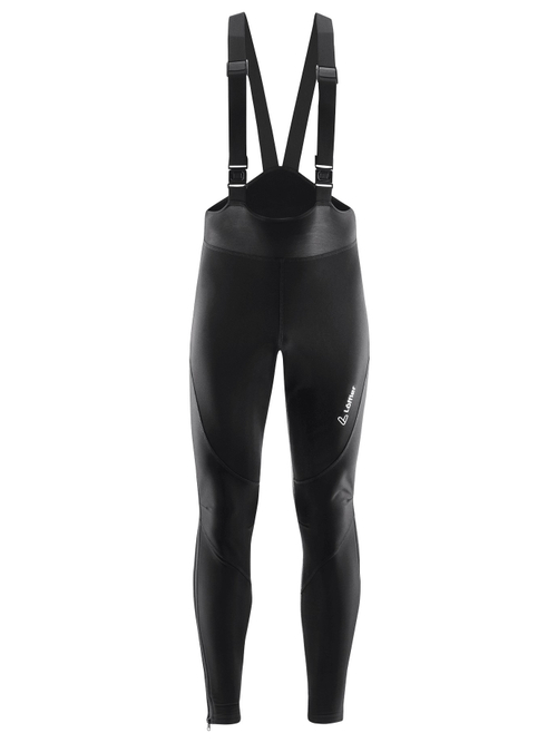Брюки на лямках LOFFLER BIB TIGHTS AB WARM black EL30157-990