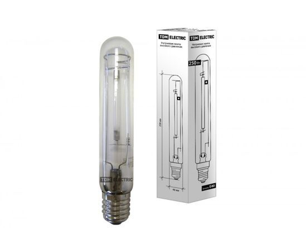 Лампа натриевая высокого давления ДНаТ 250 Вт Е40 TDM