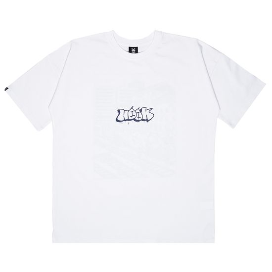 Футболка HOOK «Вагон» оверсайз белый