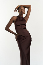 Юбка атласная