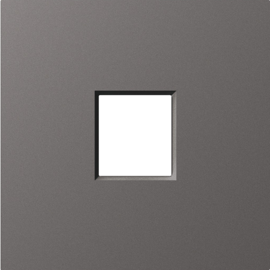 Накладка 1-я для розеток RJ45, TV, SAT,  HDMI,  матовый титан,  серия A07
