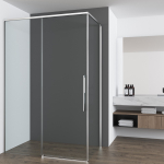 Душевой уголок Ultima VSR-7UL1010CL, 1000*1000, хром, стекло прозрачное