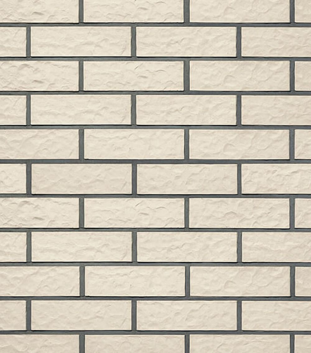 Roben - Montblanc, perlweiss, NF14, 240x14x71, рельефная - Клинкерная плитка для фасада и внутренней отделки