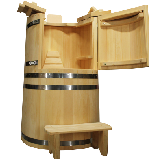 Комплект "БИЗНЕС ПРЕМИУМ" (кедровая бочка с парогенератором)