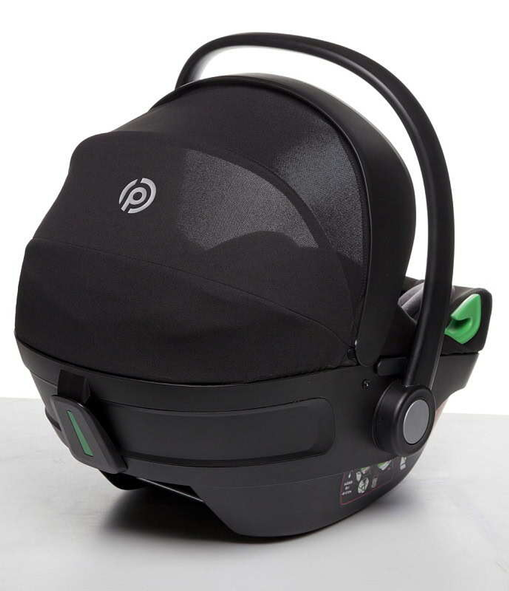 Детская коляска Peppy Monaco Thermo 3 в 1 с автокреслом First Black