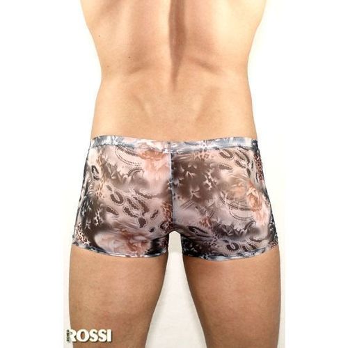 Мужские трусы боксеры прозрачные леопард Romeo Rossi Hong Kong Leopard Boxer RR00214