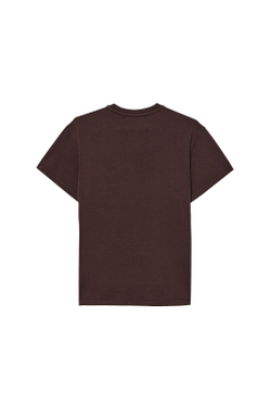 ZARA X BENITO ANTONIO ФУТБОЛКА ОБЛЕГАЮЩЕГО КРОЯ, КОРИЧНЕВЫЙ