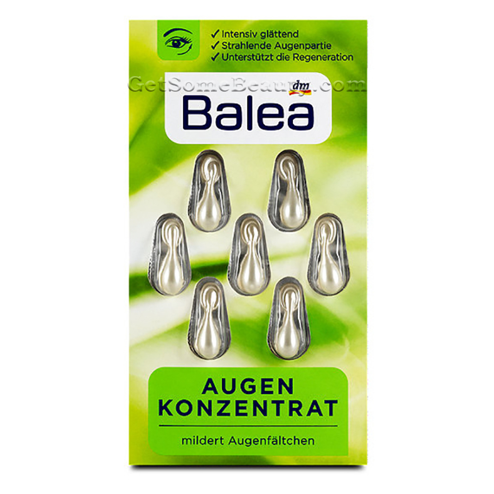 Balea Сыворотка-концентрат для кожи вокруг глаз Augen Konzentrat, интенсивно увлажняющая, 7 шт * 2 мл