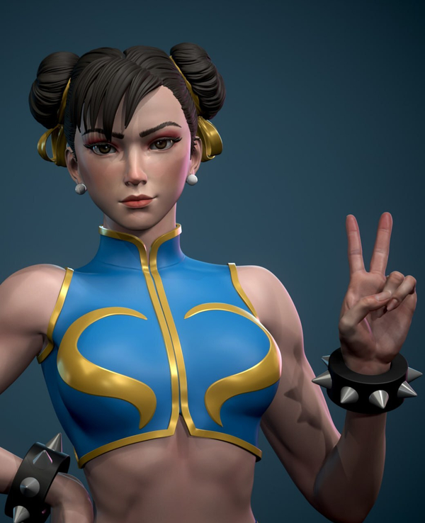 Чунь Ли Фигурка Chun-Li Street Fighter