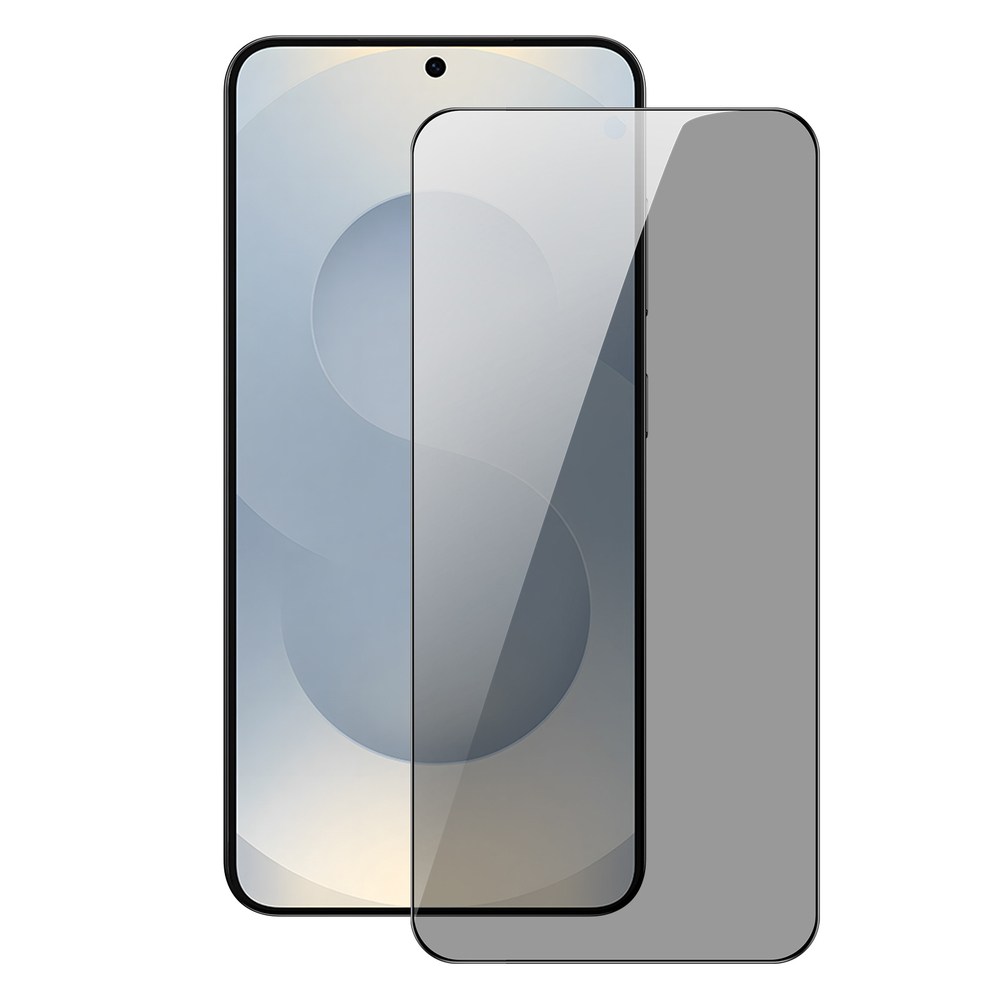 Стекло анти-шпион на дисплей для смартфона Samsung Galaxy S25, олеофобное покрытие, G-Rhino