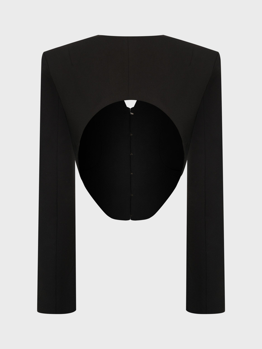 Жакет с открытой спиной