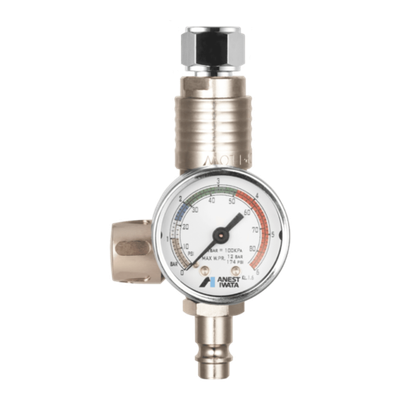 Регулятор давления Anest Iwata HVC-2 с быстросъемными соединениями и манометром
