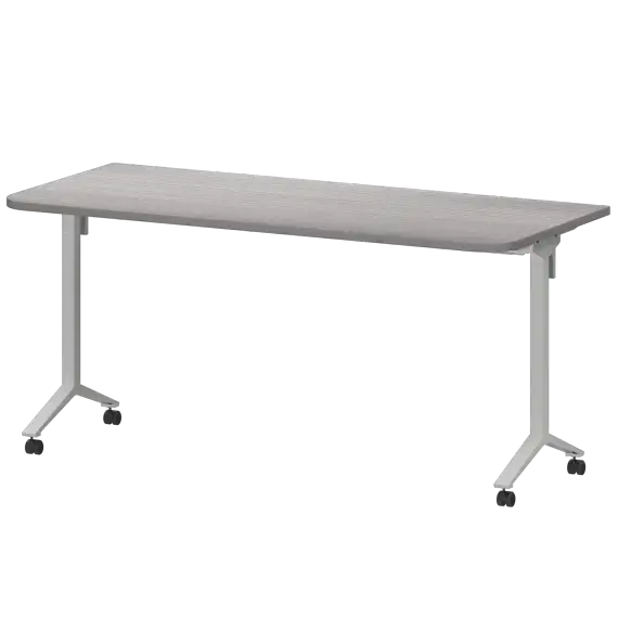 Стол мобильный складной радиусный МБ25-160.70Р  1600x700x750 Моби