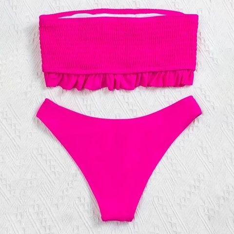 Купальник бандо PINK TEXTURE