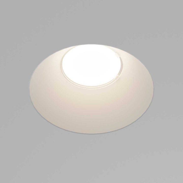 Встраиваемый светильник Maytoni Technical Downlight Gyps Modern DL129-GU10-01-W