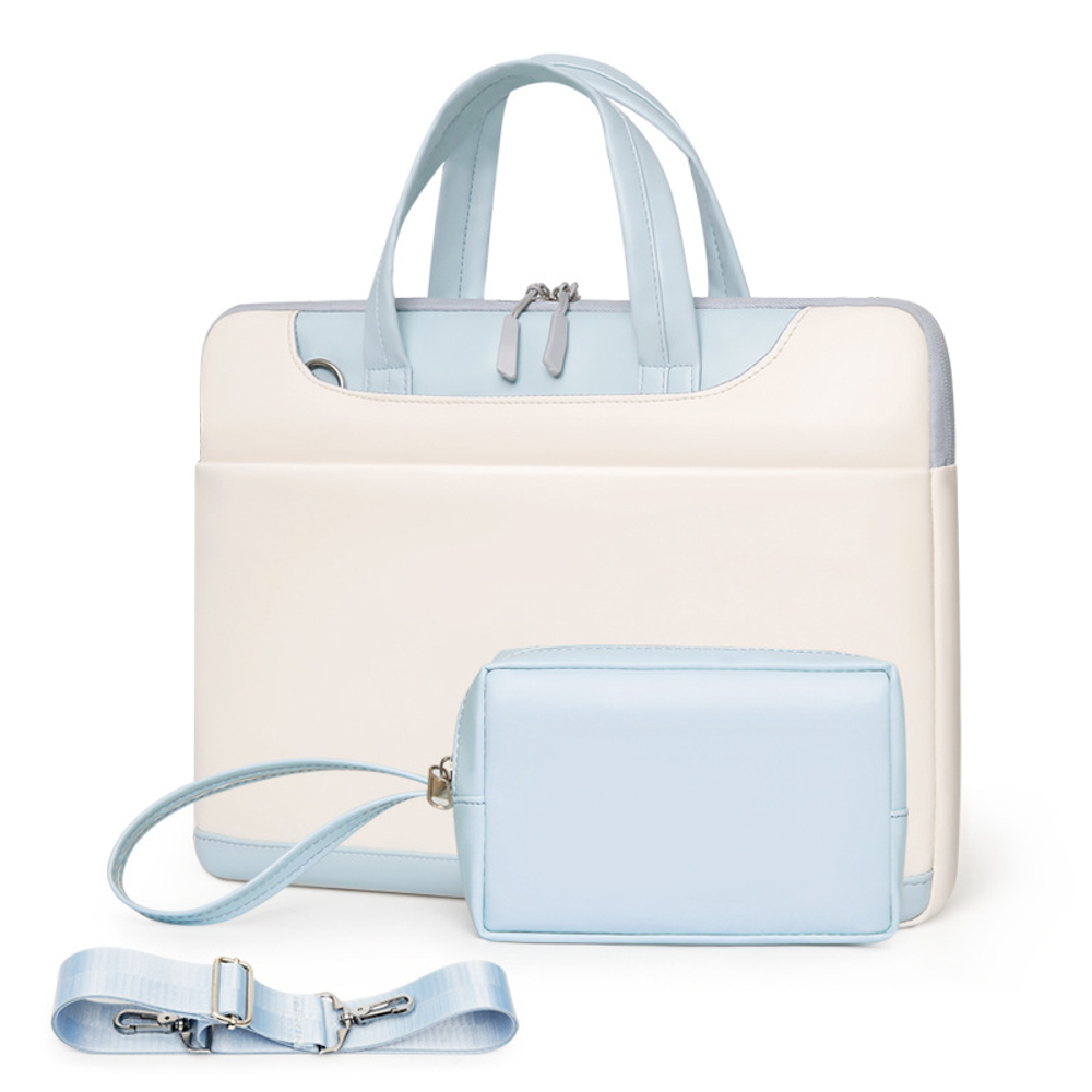TAIKESEN PU Crossbody Handbag Regular Unisex Cream White/Sky Blue/Elegant Gray/Lady Pink