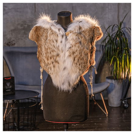 Жилет из меха рыси «Рысяйка косматая»