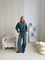 Комбинезон джинсовый