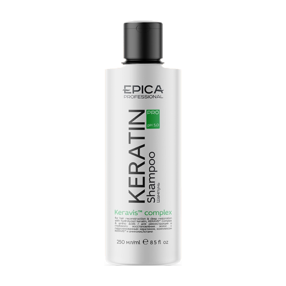 EPICA Professional Шампунь для реконструкции и глубокого восстановления волос, Keratin PRO, 1000 мл
