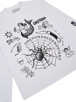 Лонгслив System 108 с татуировками 2.0