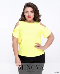 Блуза 4087-желтый Minova