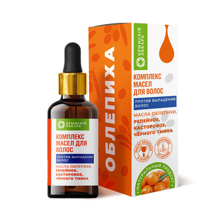 Комплекс масел Против выпадения волос, 25 г (3,22 б)