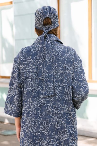 Костюм из джинсового жаккарда