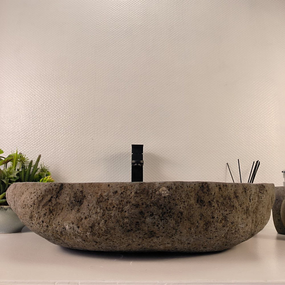 Раковина из речного камня RS-65407 75*50*15 0863
