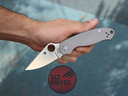 Нож Spyderco Para 3 Titanium C223Ti A+++ - глубокая клипса в комплекте