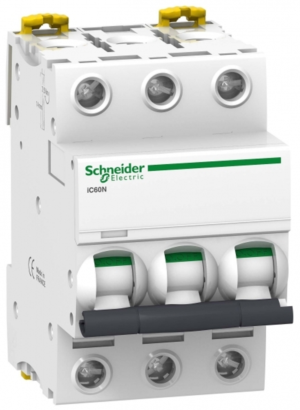 Выключатель автоматический 3П 32А характеристика D 6кА Schneider Electric Acti9 iC60N (аналог Multi9 24605) A9F75332