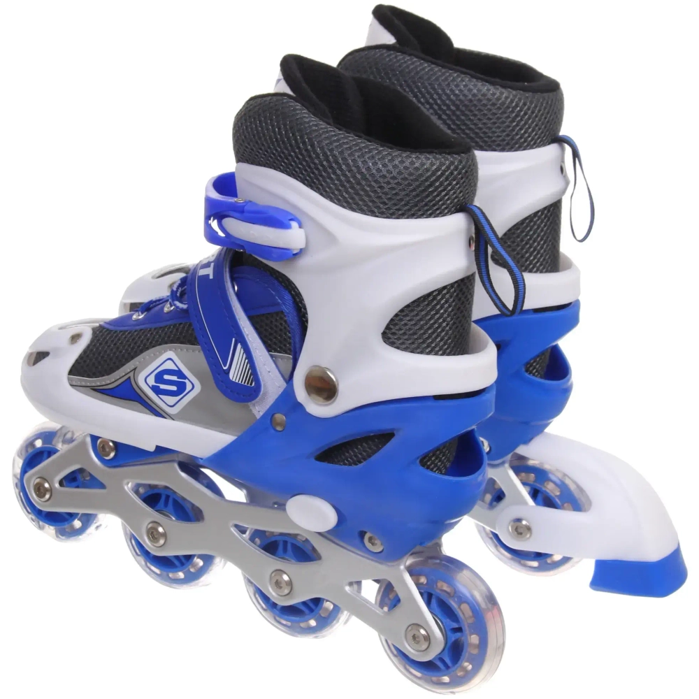 Коньки роликовые раздвижные Sport Star 136S, синий, колеса ПВХ, размер M (35-38)