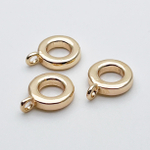 Бейл, цвет золото, размер 12*9 мм, внутренний диаметр 5 мм, цена за 1 шт