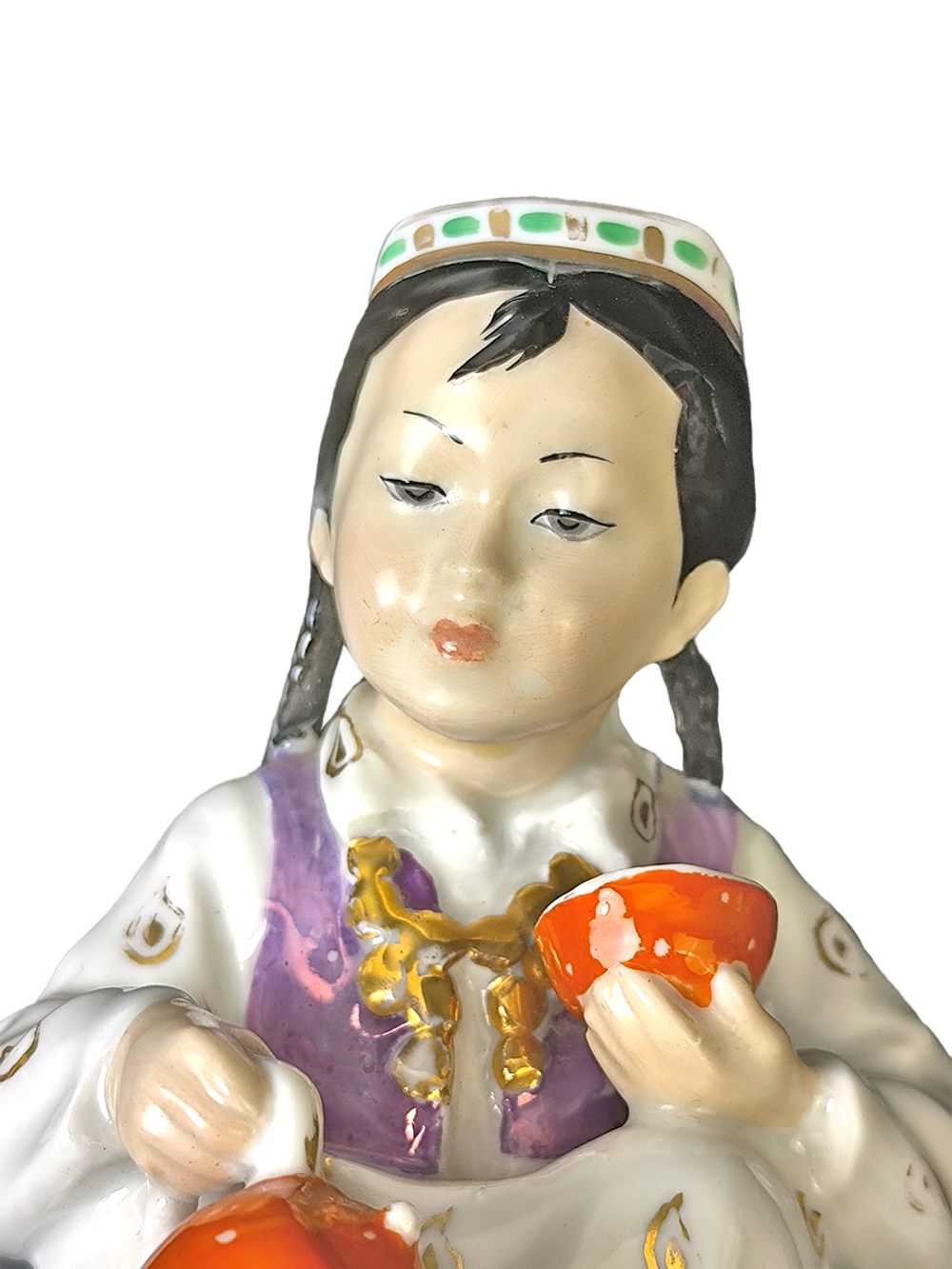 Фарфоровая статуэтка "Маленькая хозяйка" ДФЗ