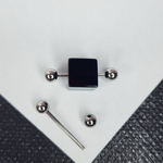 Коннектор сталь, с отвинчивающимся шариком, для колец из каучука, р-р 20×3.9мм, штучно