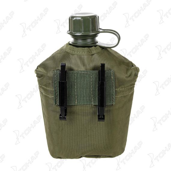 Фляжка №1 армейская в чехле (HS-NP 020009-02) Helios