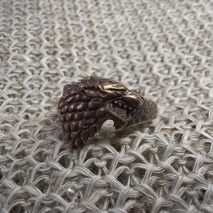 Кольцо. Герб Старков малое