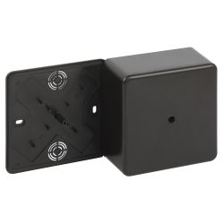 Распаячная коробка ЭРА BS-B-100-100-50 для кабель-канала черная 100х100х50мм IP40 | 
