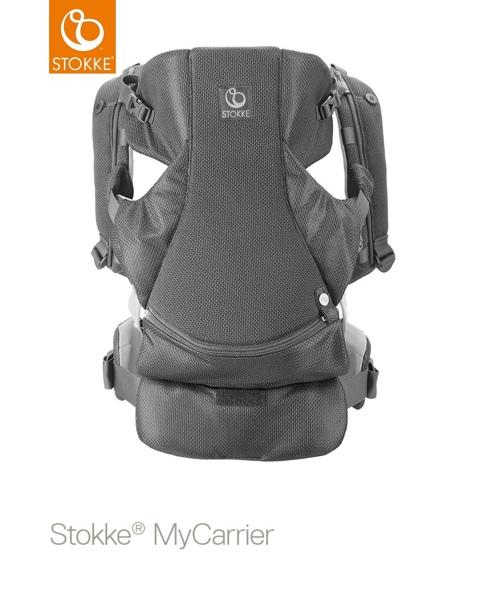 Рюкзак-переноска Stokke MyCarrier 3 в 1 Marina Mesh Grey Mesh, серый