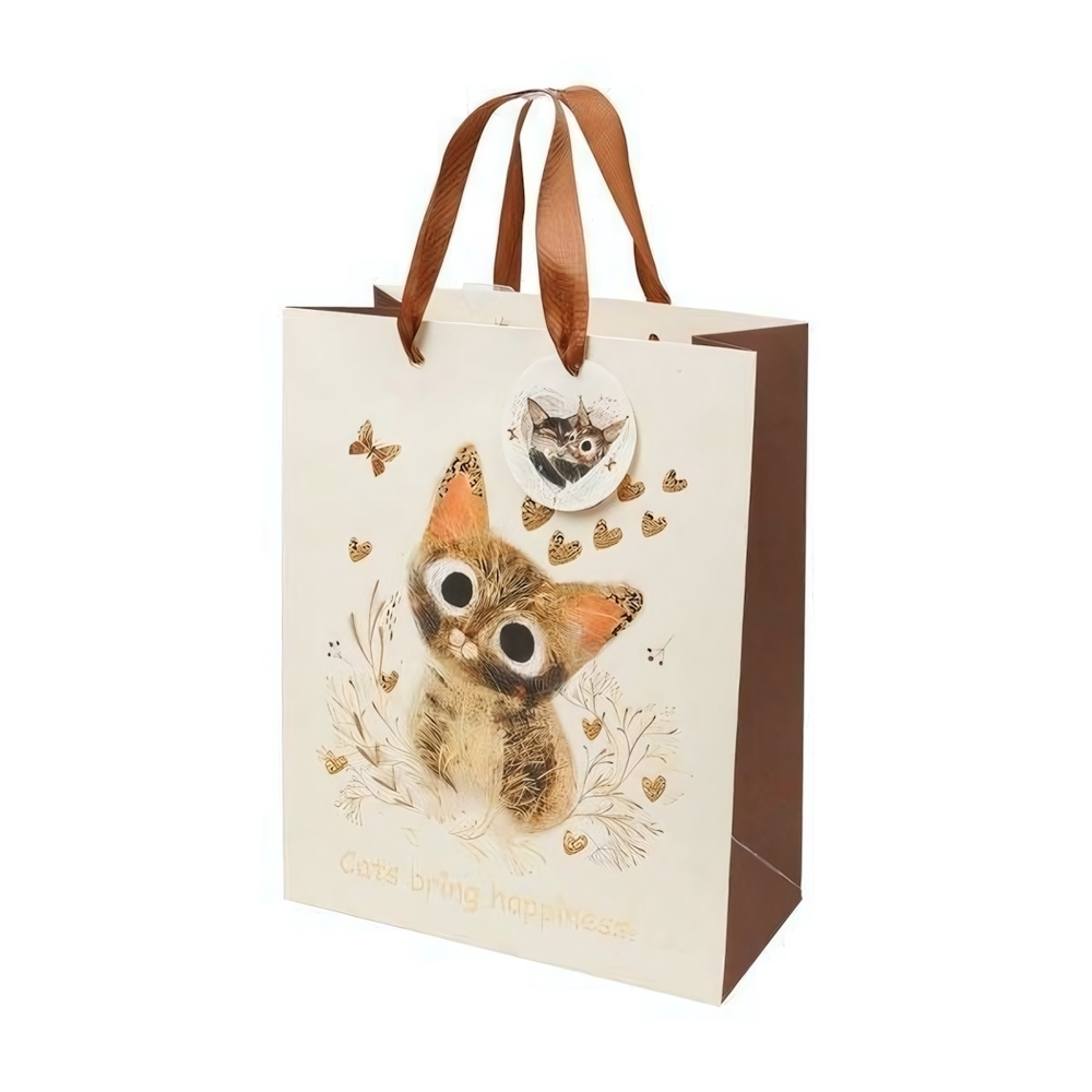 Пакет подарочный L 26x32.4 x13см. Premium "Love me" (BrunoVisconti)