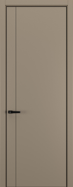 Межкомнатная дверь Zadoor Горизонт NH14 кромка ABS Black