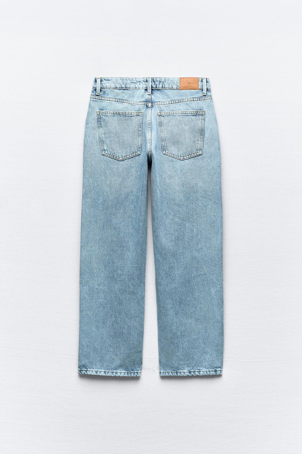 ZARA | ДЖИНСЫ С ВЫСОКОЙ ПОСАДКОЙ Z1975 STRAIGHT CROPPED