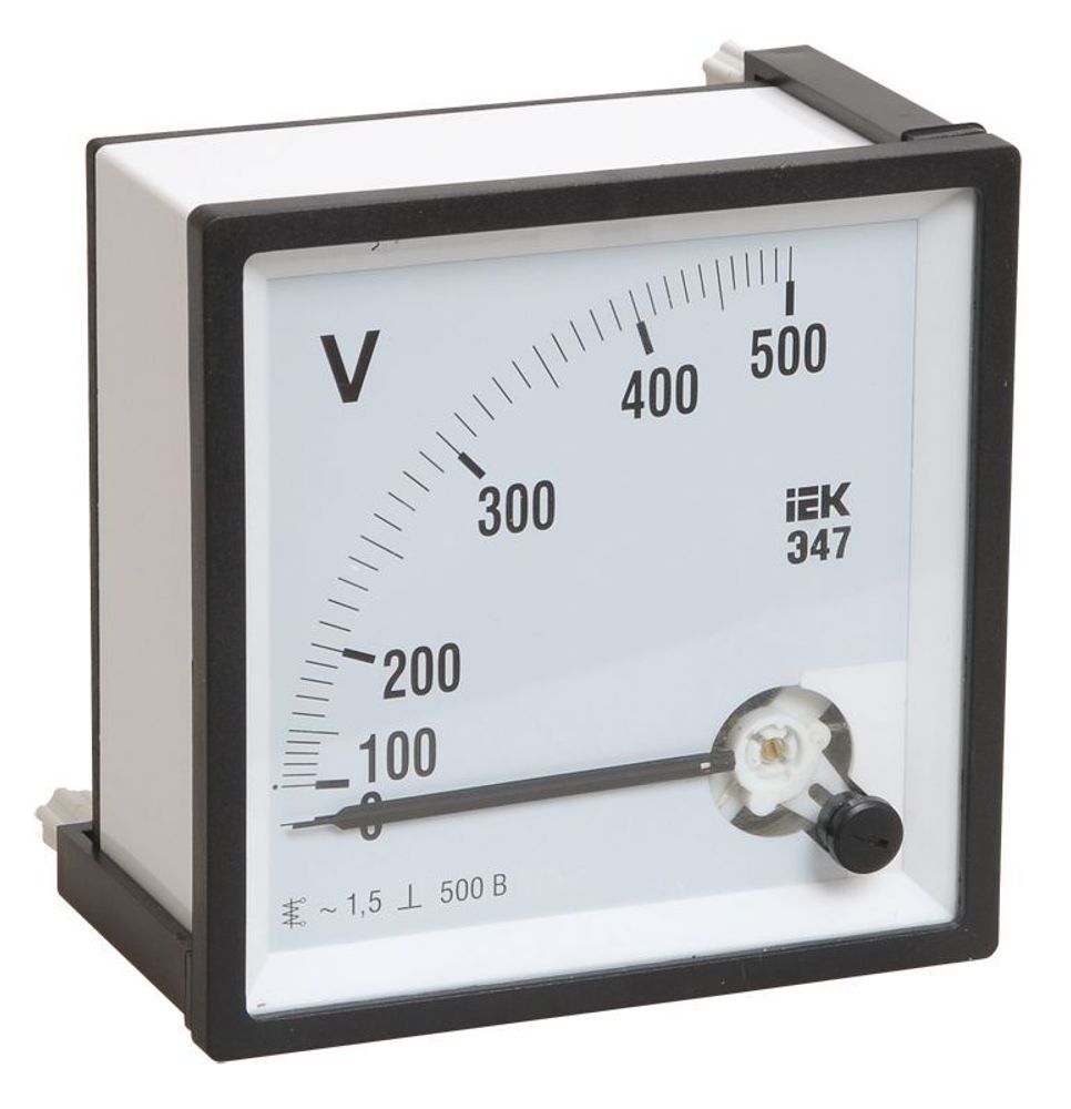 Вольтметр Э47 96х96мм 500В кл. точн. 1.5 IEK IPV20-6-0500-E Вольтметр Э47 96х96мм 500В кл. точн. 1.5 IEK IPV20-6-0500-E