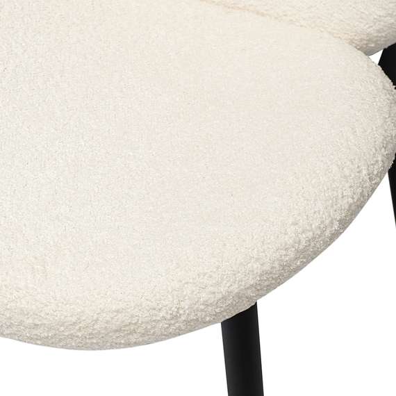 Стул Bente, молочно-белое букле