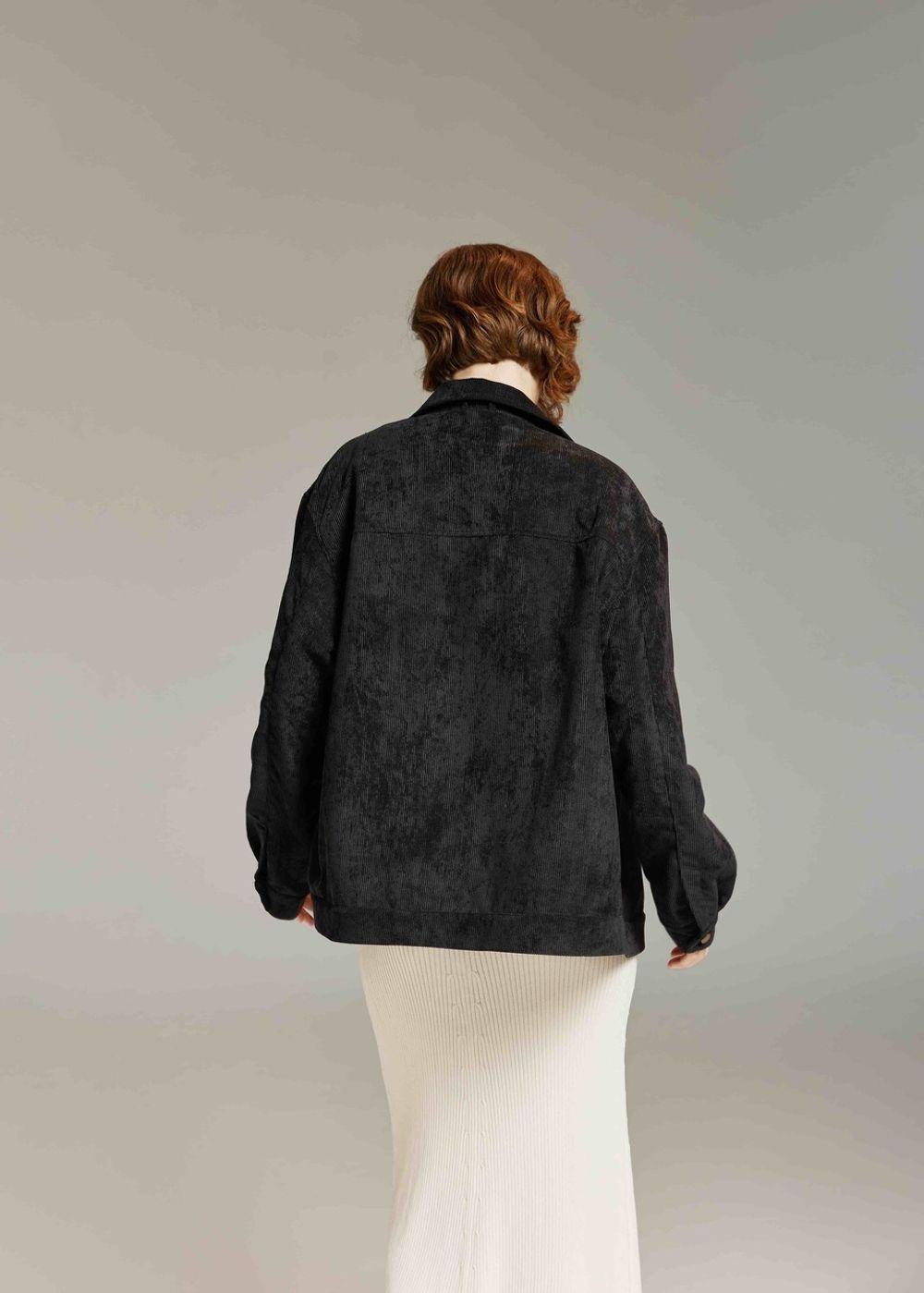 Куртка Called a Garment Corduroy work Угольно-черная