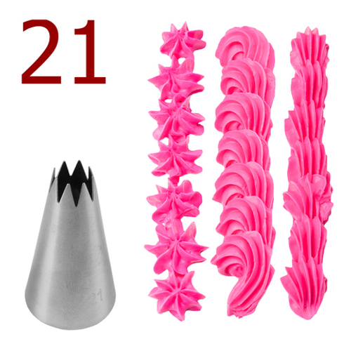 Насадка кондитерская № 21, Китай