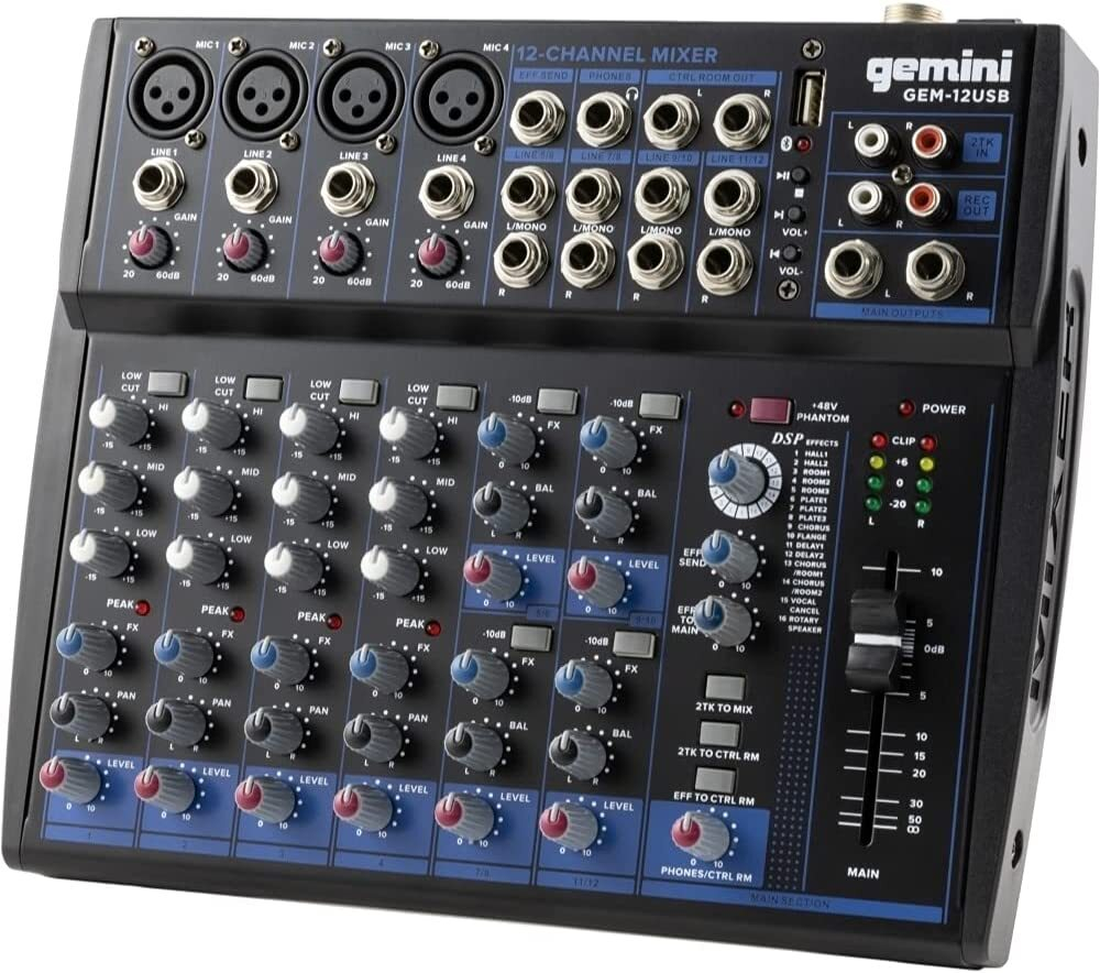 Микшер GEMINI GEM-12USB