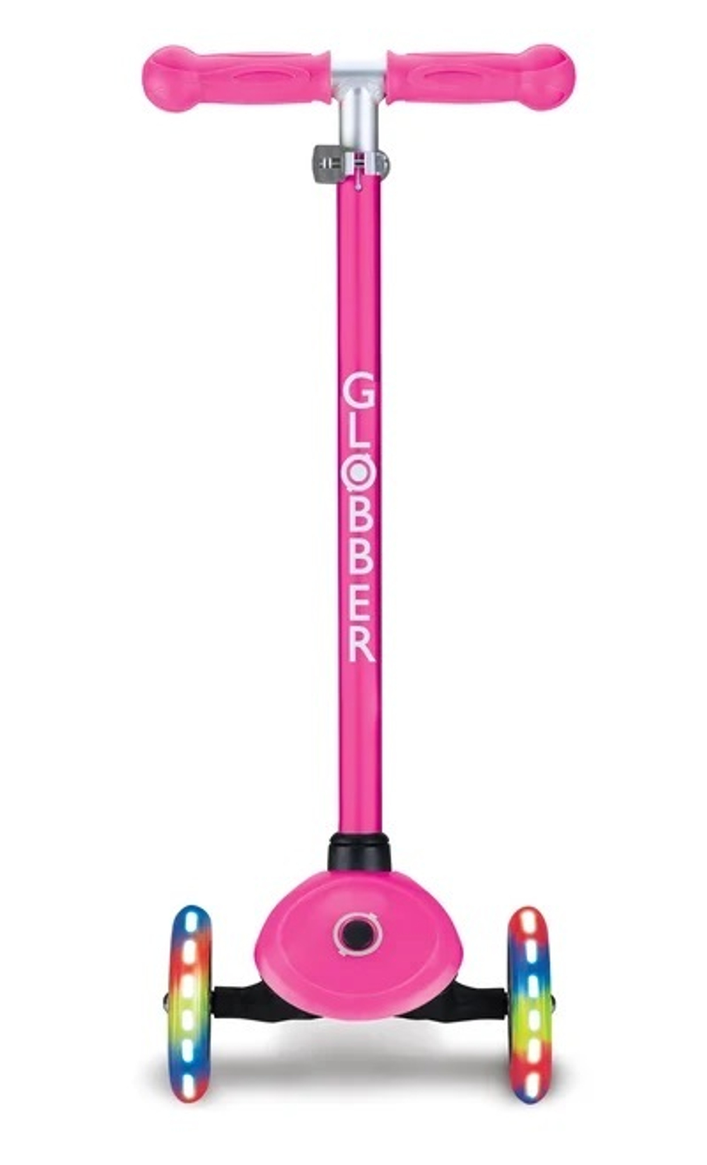 Самокат Globber Primo Lights розовый